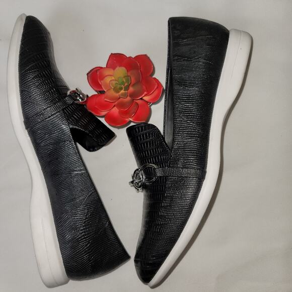 Calvin Klein Black Banda Chain Loafer 9 - Picture 4 of 8